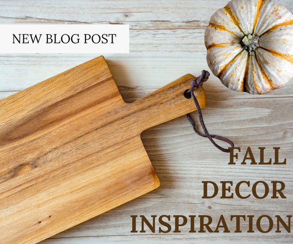 Fall Decor Inspiration: Enhance Your Home with Custom Engraved Cutting Boards