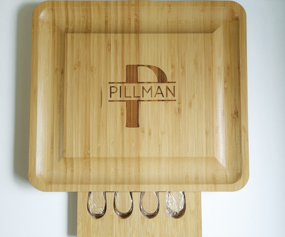 Personalized Monogram Cheese Board Set