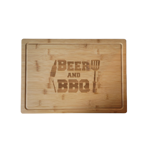 Beer & BBQ Cutting Board