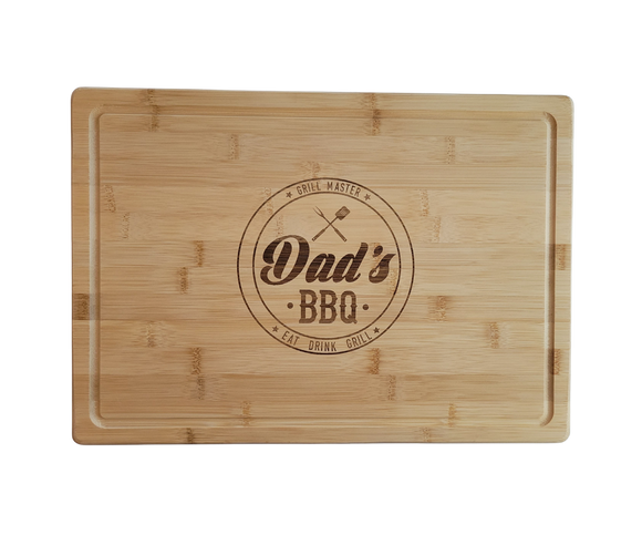 Dad's BBQ Engraved Cutting Board