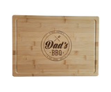 Dad's BBQ Engraved Cutting Board