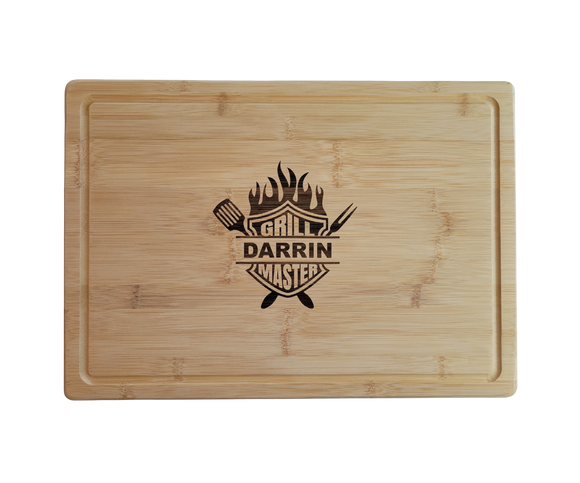 Grillmaster Custom Engraved Cutting Board