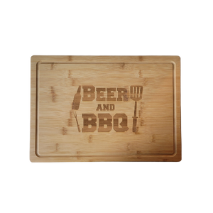 Beer & BBQ Cutting Board