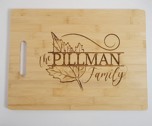 Personalized Fall Family Board