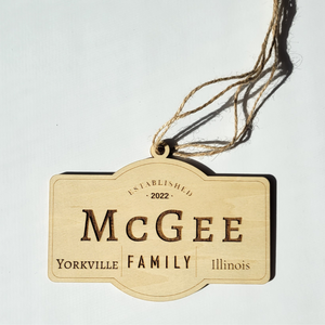 Personalized Holiday Home Ornament