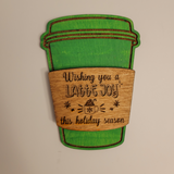 Holiday Coffee Gift Card Holder